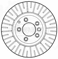 BORG & BECK Piduriketas BBD5926S